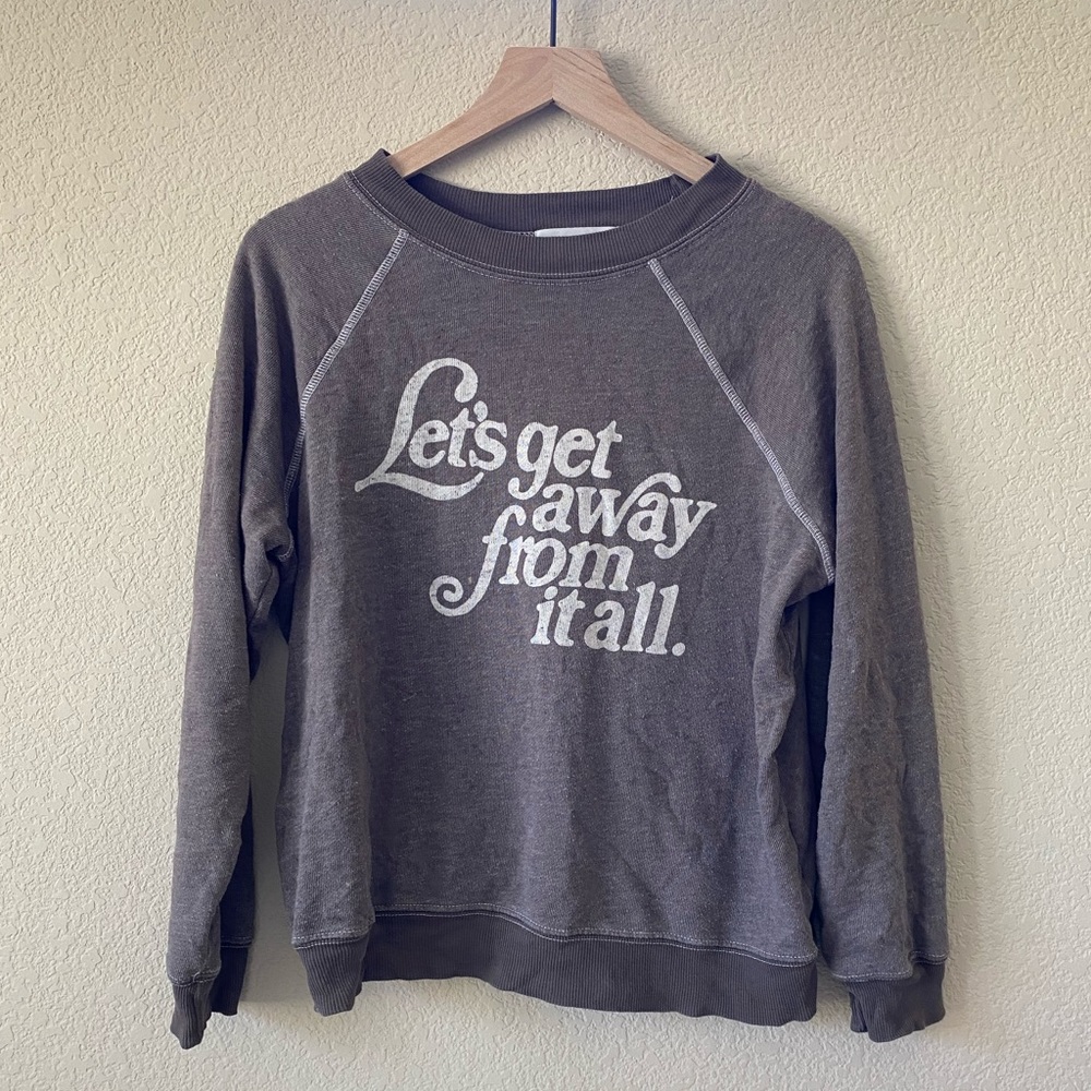 Wildfox Let’s Get Away From It All Sweatshirt XS
